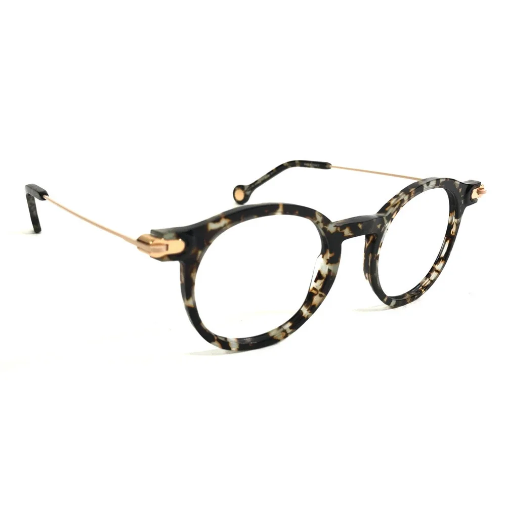 Anne & Valentin Eyeglasses Frames LOCALIZE 21C20 Tortoise Gold Round 46-21-147